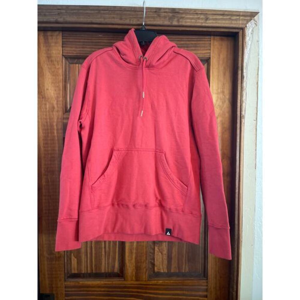 American Giant Men’s Classic pullover hoodie red Medium